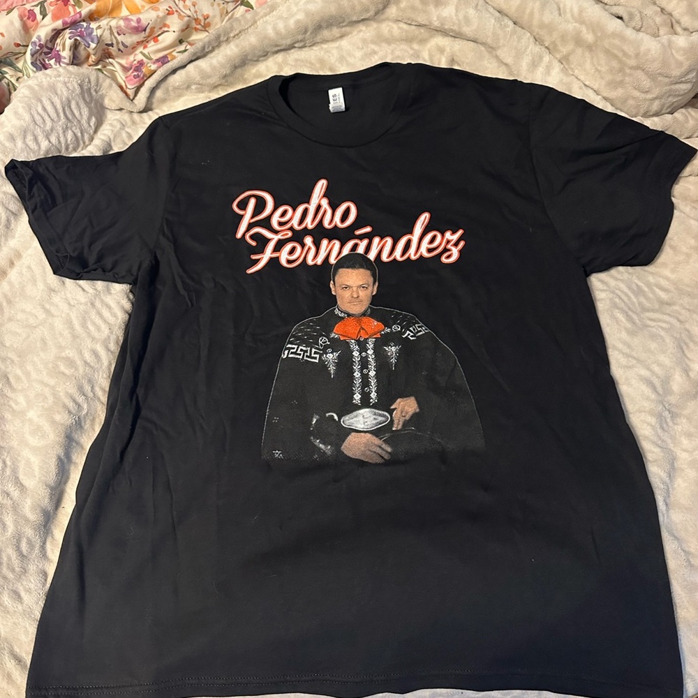 Black Pedro Fernandez Bootleg Tour T-Shirt